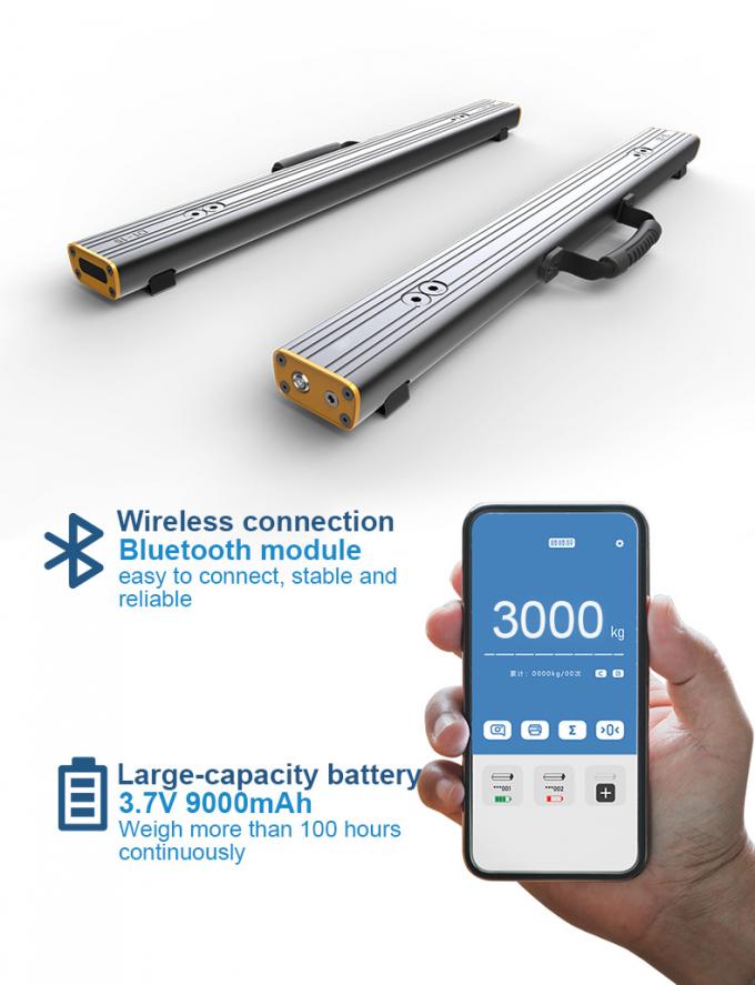Bluetooth Endüstriyel Ölçeği Paletler için, Çubuk Ağırlık Ölçeği 1500kg taşınabilir kiriş ölçeği 4