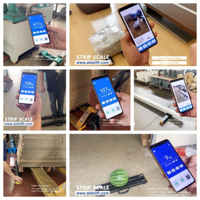 Bluetooth Endüstriyel Ölçeği Paletler için, Çubuk Ağırlık Ölçeği 1500kg taşınabilir kiriş ölçeği 7