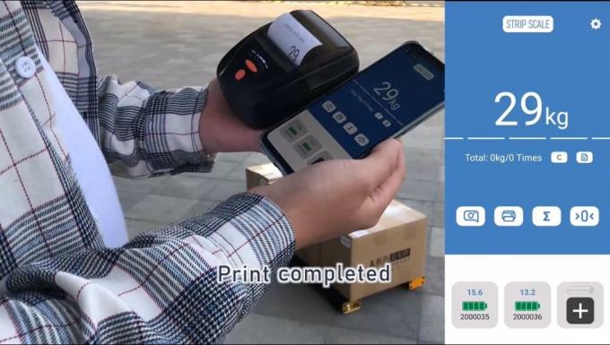 Bluetooth Endüstriyel Ölçeği Paletler için, Çubuk Ağırlık Ölçeği 1500kg taşınabilir kiriş ölçeği 10