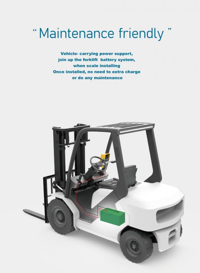 Depolama Fork Truck Taşımalı Ölçüler İzleyici 5000kg Ağırlık için Fork Truck Taşımalı Ölçüler 4