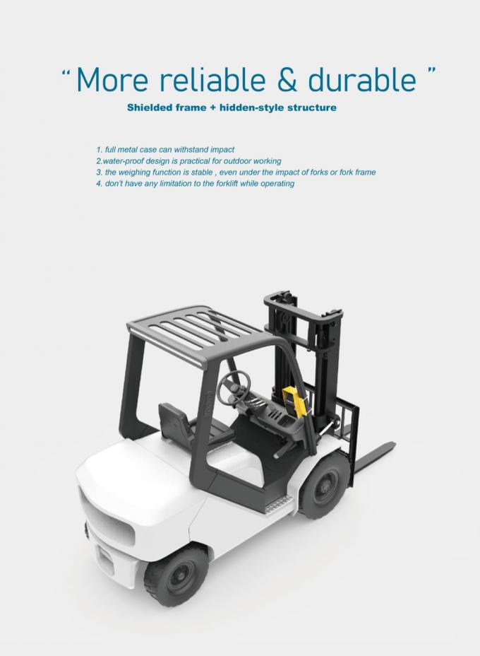 Depolama Fork Truck Taşımalı Ölçüler İzleyici 5000kg Ağırlık için Fork Truck Taşımalı Ölçüler 5