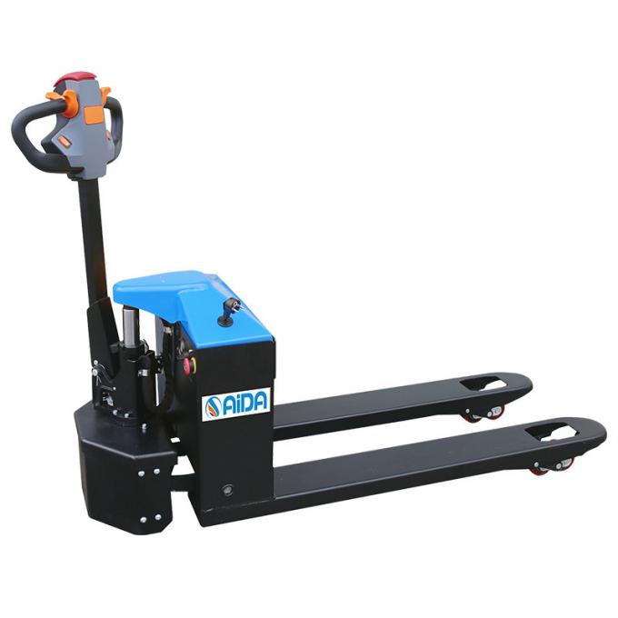 Elektrikli Pallet Jack Lift, Walkie Rider Pilli Pallet Truck 0