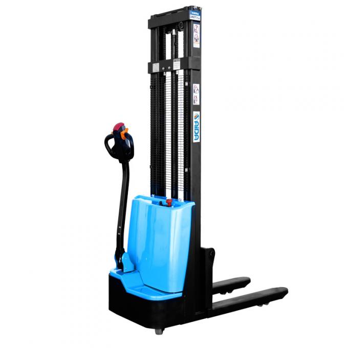 Elektrikli Yürüyüşçü Pallet Stacker kamyonu 1.5 ton kaldırma yüksekliği 3000mm 0