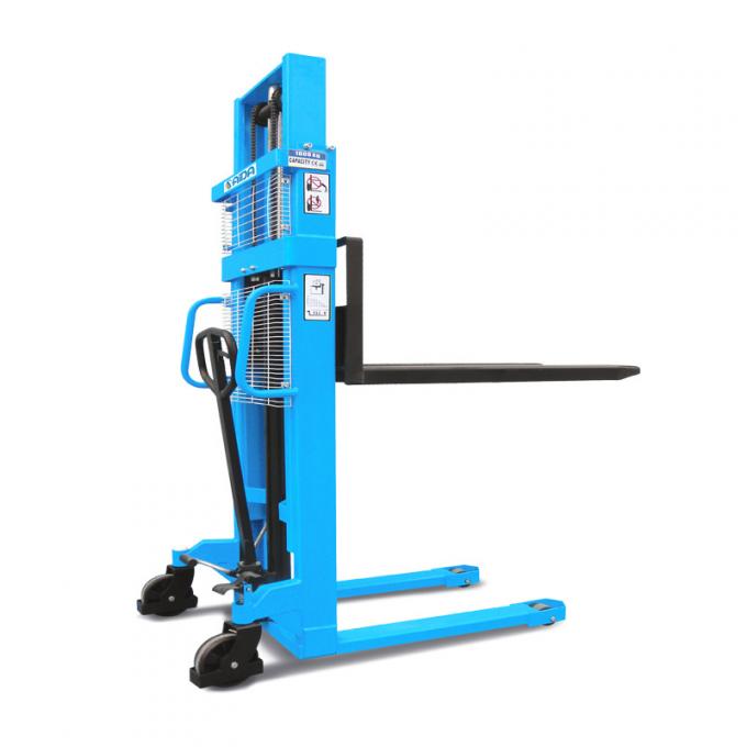 Manual Pallet Stacker Yarım Elektrikli 1.5T walkie Straddle bacak 0