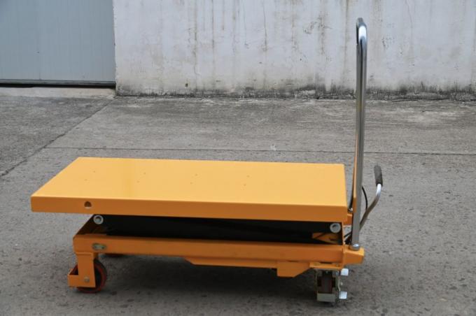 Tek Makas Tipi Hidrolik Masa kaldırıcı platformu 500kg Kapasite Mobil hidrolik palet kaldırma masası 1