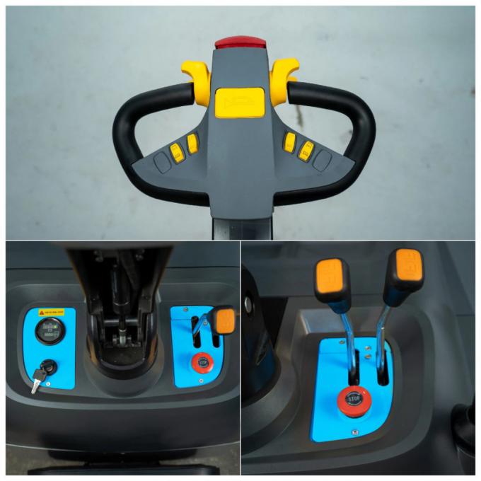 Depo için kullanılan küçük elektrikli kamyonlar Forklift Batarya 0