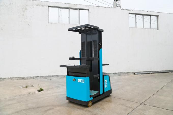 Tam elektrikli depo forklift Hava deposu sipariş alıcısı 300kg Kapasite Yüksek performans 0