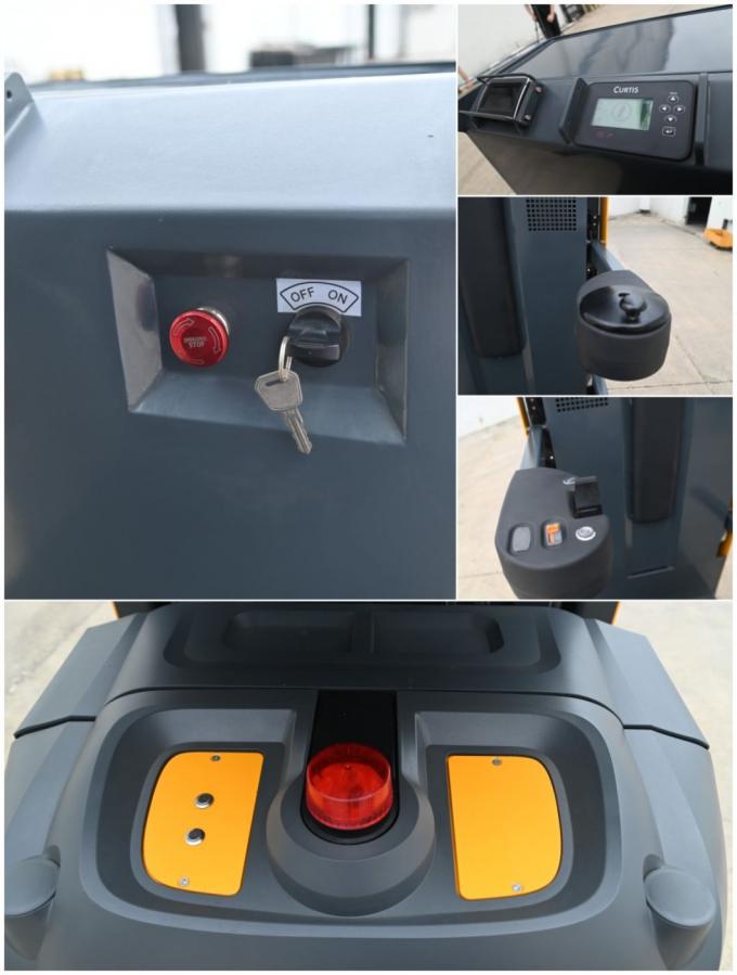 Tam elektrikli depo forklift Hava deposu sipariş alıcısı 300kg Kapasite Yüksek performans 3