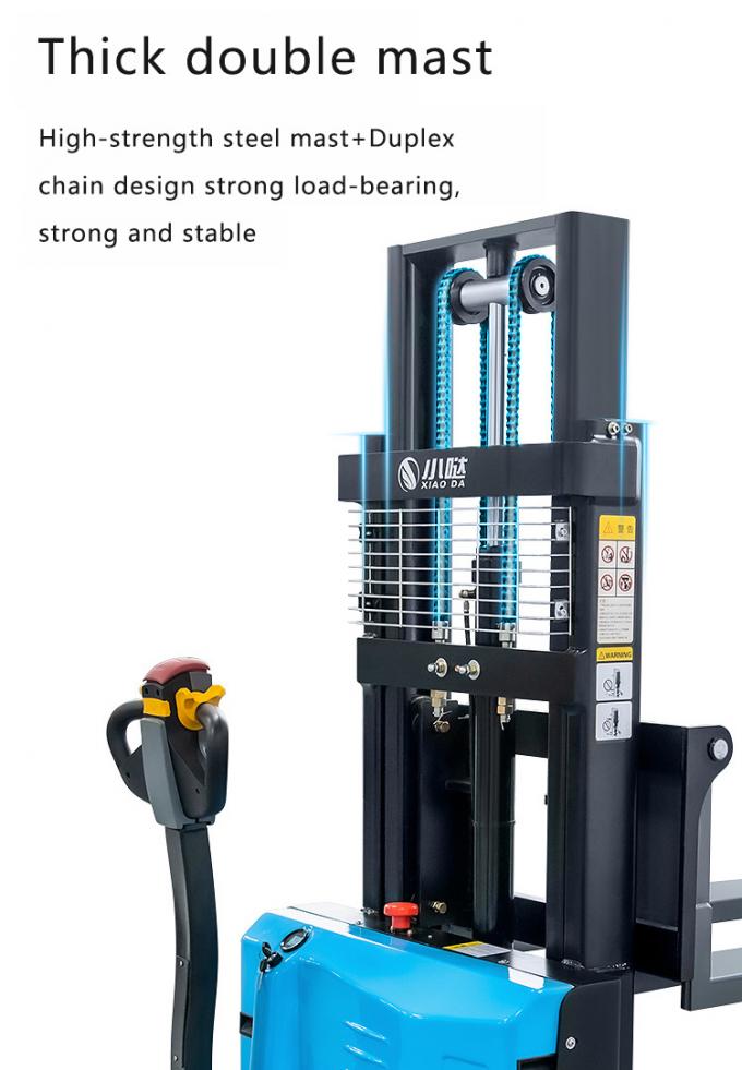 Kurşun Asit Tam Elektrik Yükleyici Pil Yükleyici Forklift Yüksek verimlilik 2