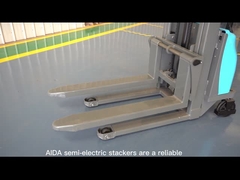 yarı elektrikli palet yığıcı