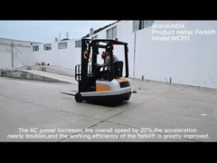 Üç tekerlekli elektrikli forklift